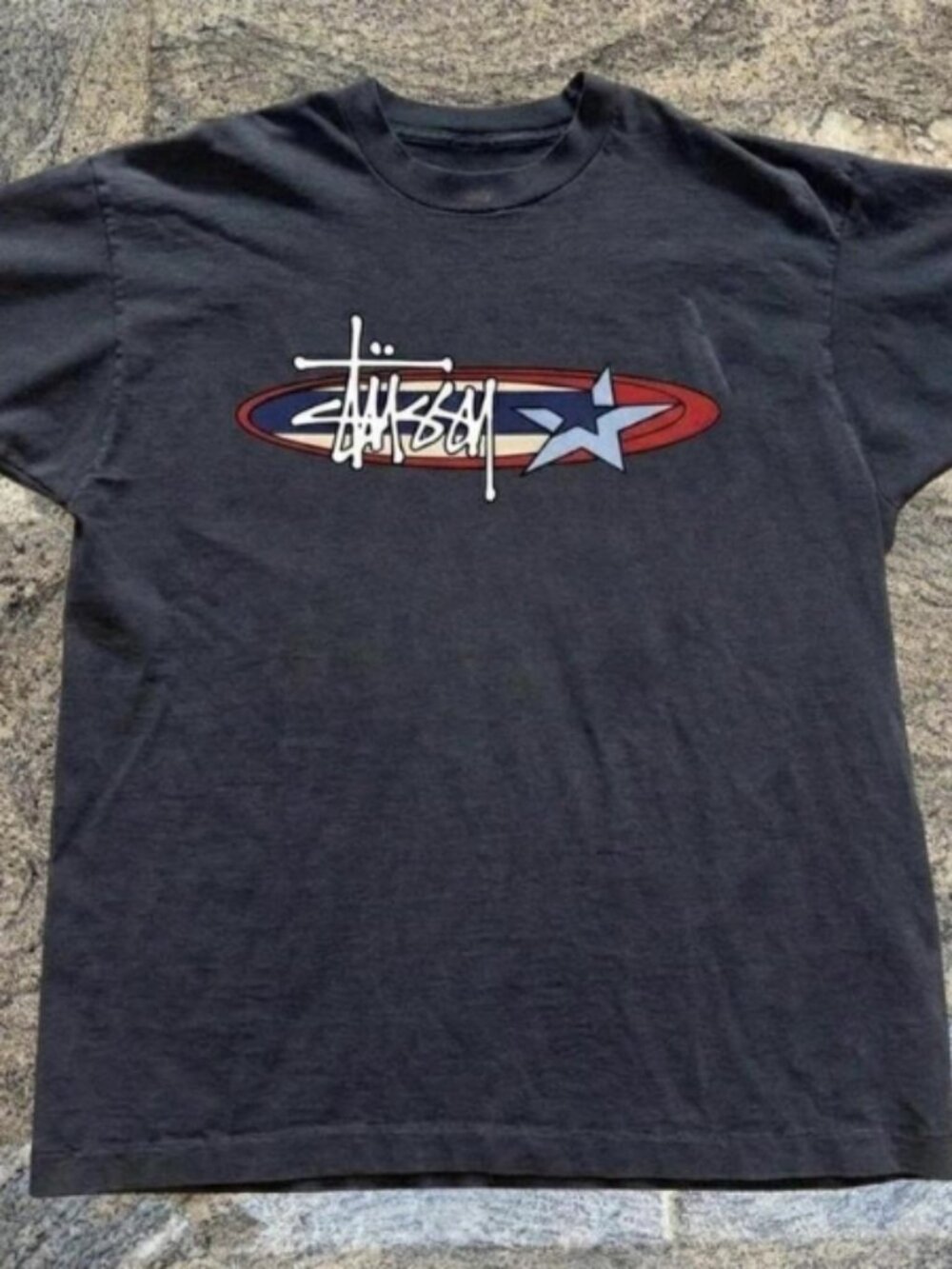 Stüssy Vintage Style Graphic T-Shirt